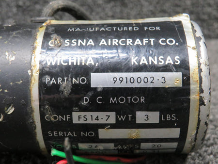 Aerospace 9910002-3 Aero Space DC Motor (6500RPM) (26V)