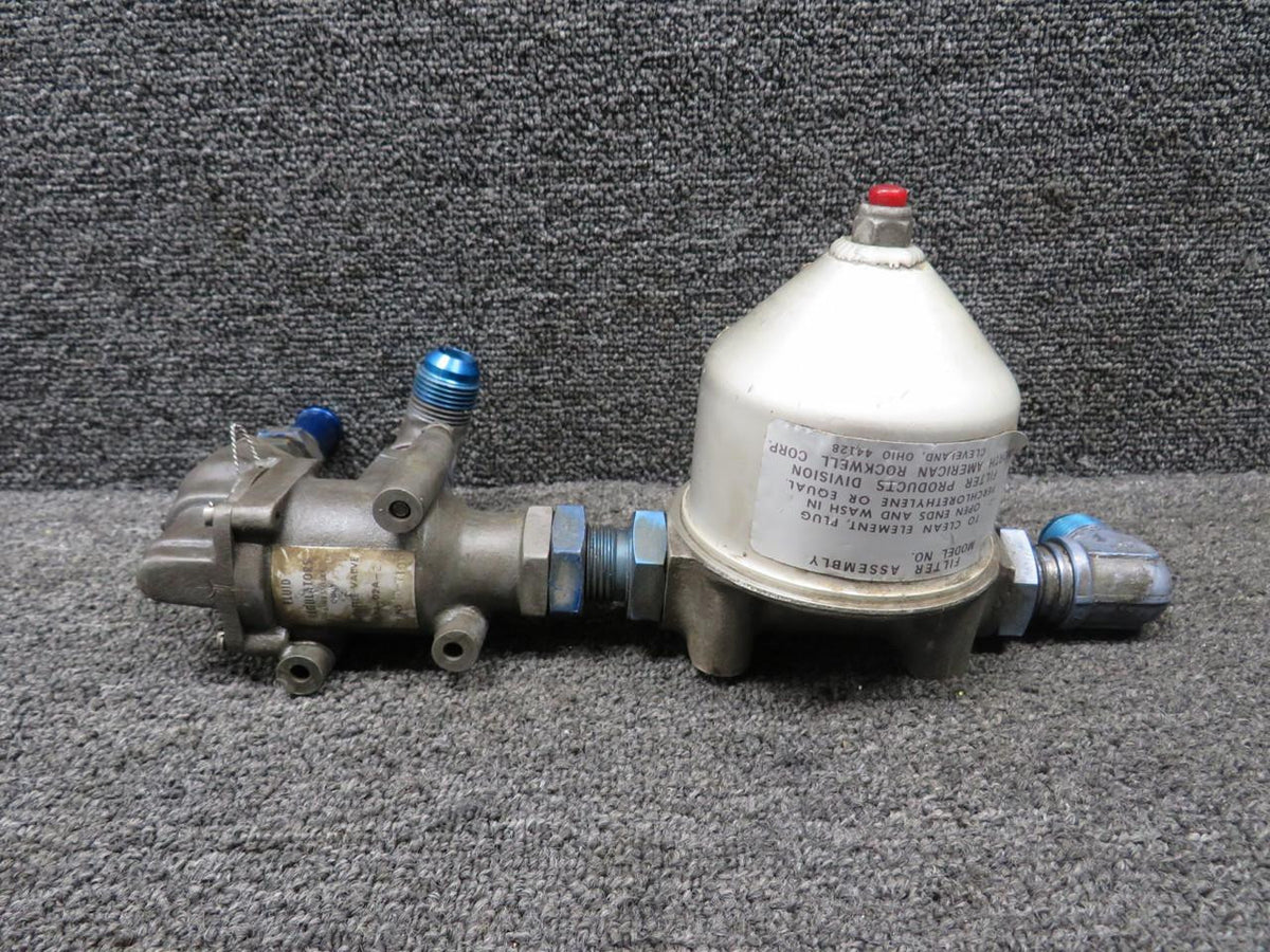 Fluid Regulators  H674-02A-2 Fluid Regulators De-Ice Shuttle Valve with Filter Assembly