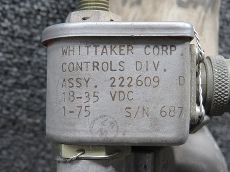Whittaker 222609 Whittaker Shut-Off Valve Assembly (18-35V)