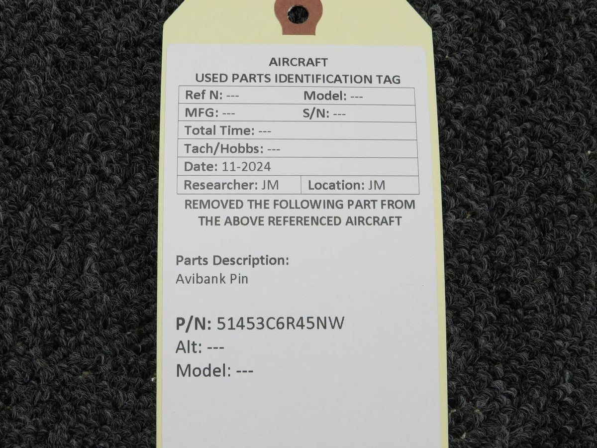 No Brand 51453C6R45NW Avibank Pin