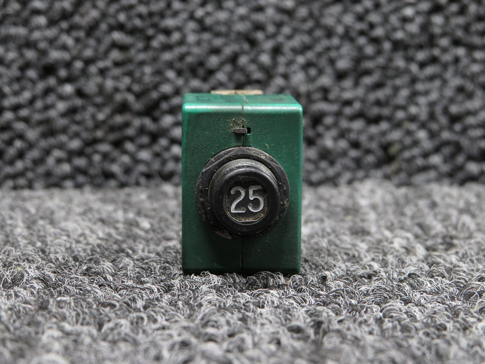 Klixon 3TC2-25 (Alt: MS14105-25) Klixon Push Circuit Breaker (25A)