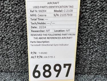 ternstedt T-95090 (Alt: AN-5735-1) Ternstedt Directional Gyro Indicator
