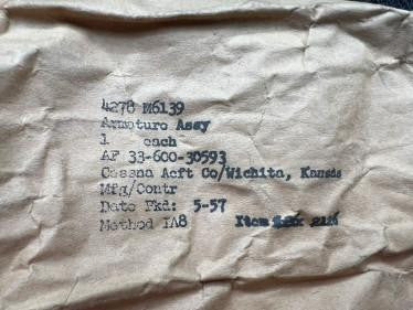Cessna Aircraft Parts 4278-M6139 Cessna Armature Assembly (New Old Stock)