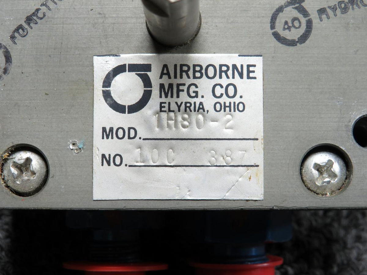 Airborne 1H80-2 (Alt: 492-289) Airborne Mfg Fuel Selector Valve Assembly