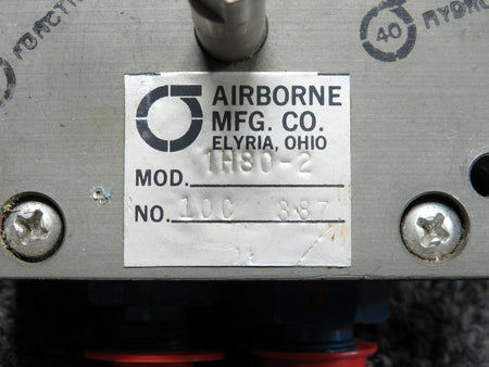 Airborne 1H80-2 (Alt: 492-289) Airborne Mfg Fuel Selector Valve Assembly