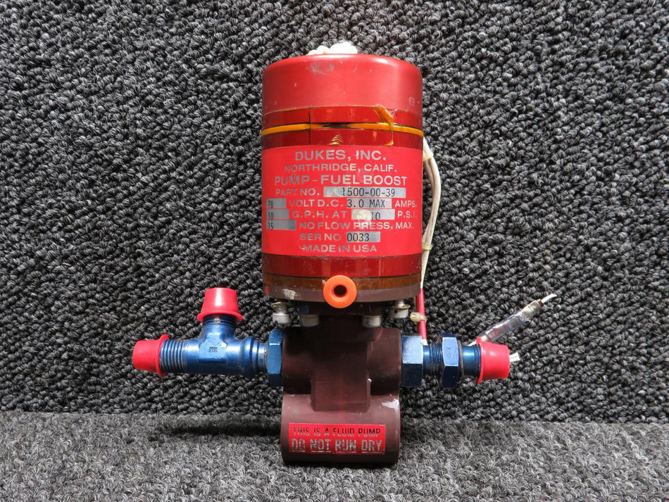 Dukes 1500-00-39 Dukes Inc Fuel Boost Pump (Core)