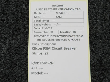 Klixon PSM-2N Klixon PSM Circuit Breaker (Amps: 2)