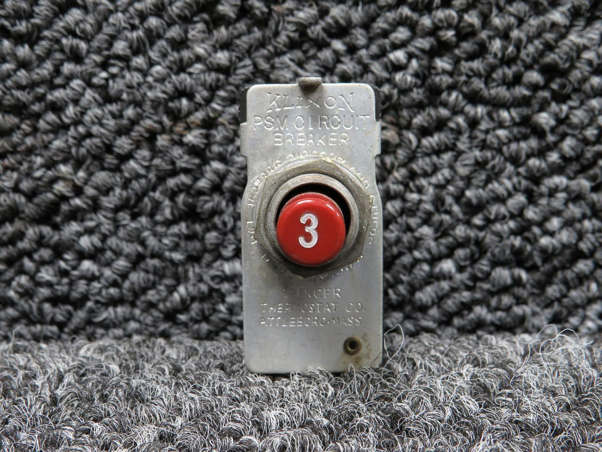 Klixon PSM-3N Klixon PSM Circuit Breaker (Amps: 3)