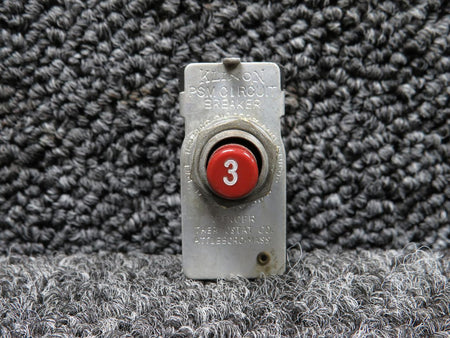 Klixon PSM-3N Klixon PSM Circuit Breaker (Amps: 3)