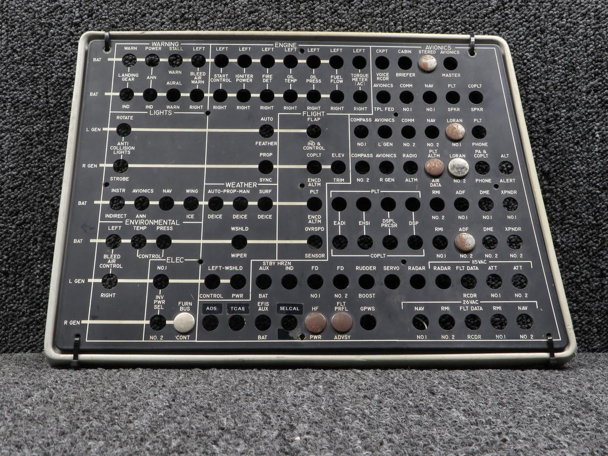 Raytheon 129-034046-5 Raytheon/ Beech Breaker Panel Assy