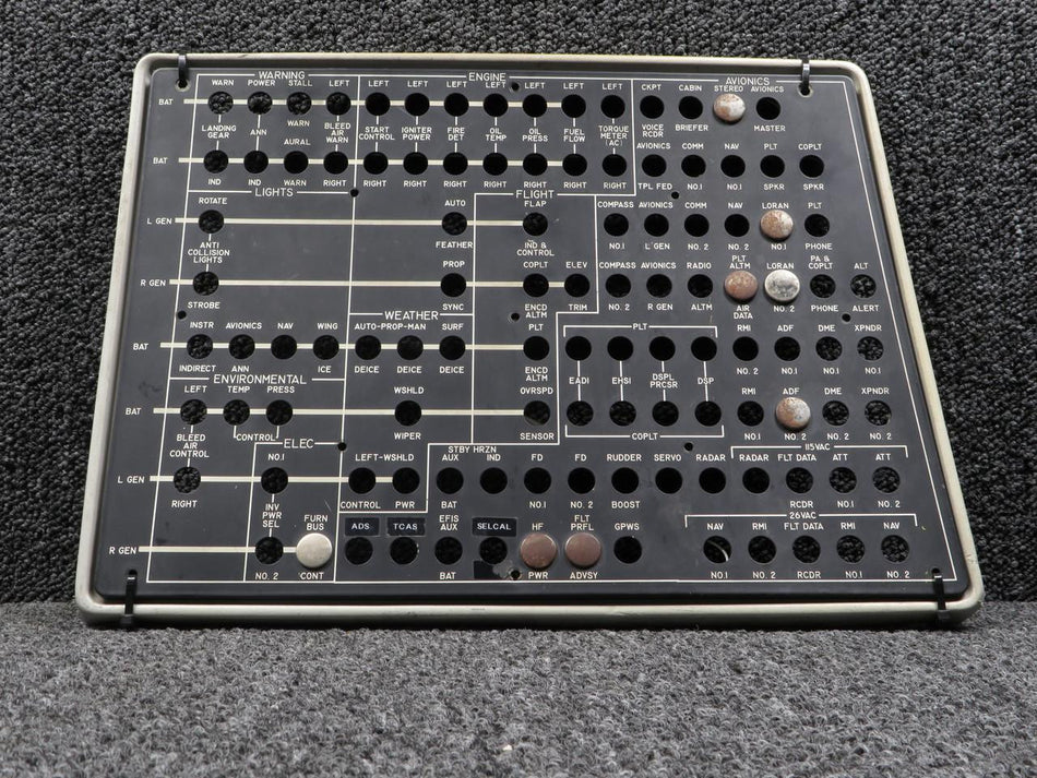 Raytheon 129-034046-5 Raytheon/ Beech Breaker Panel Assy