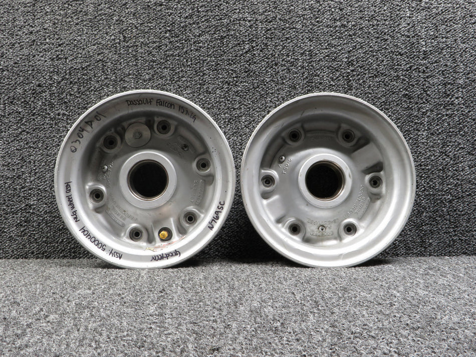 5000404 Goodyear Dassault FA-10 Nose Landing Gear Wheel Assembly 18x5.5