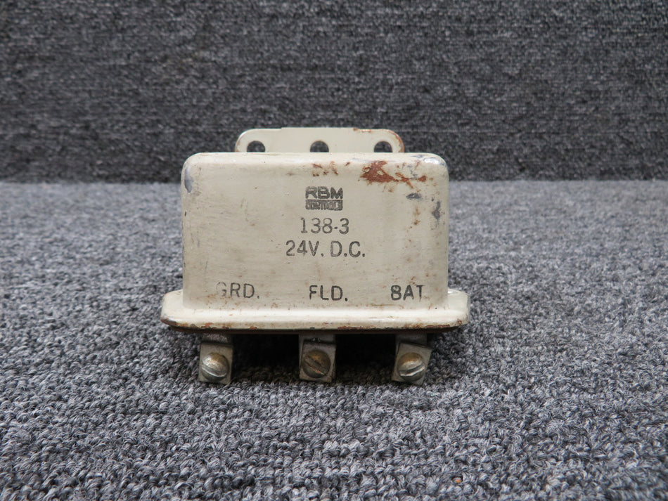 138-3 (Use: 9910068-2) RBM Controls Relay Unit (24V) (Loose Parts) (Core)