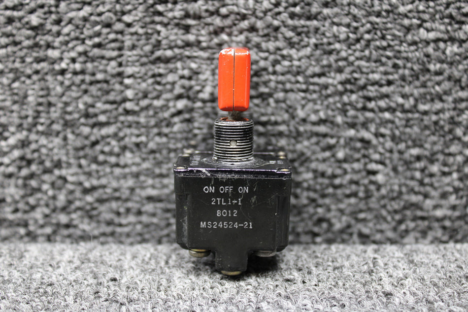 MS24524-21 (Alt: 2TL1-1) Micro Switch Dual Toggle Switch Assembly