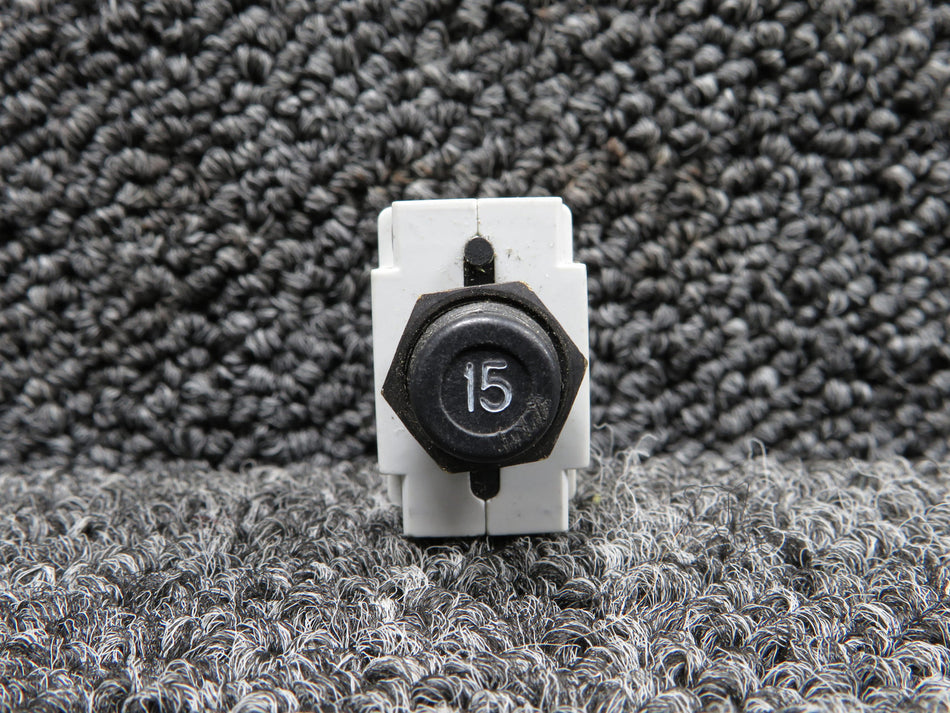 700-001-15 (Alt: MS25244-15) Mechanical Products Push Circuit Breaker (Amps: 15)