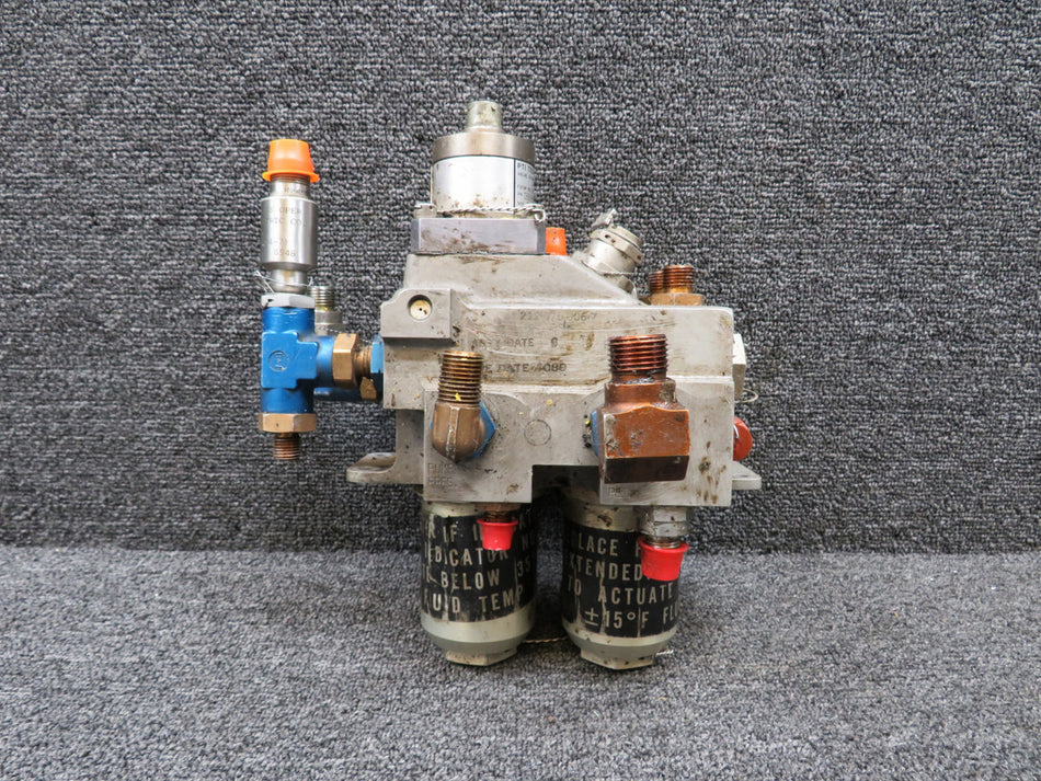 48088820-107 (Alt: 212-076-006-7) PTI Hydraulic Valve & Filter Assy w Connectors