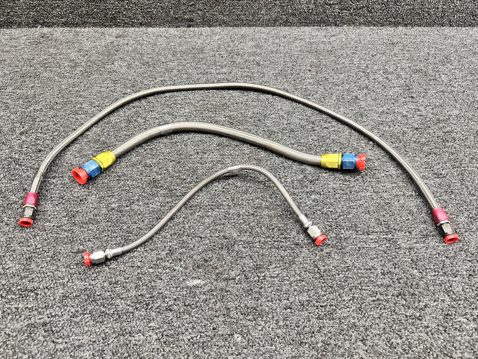 AE7010000E0380, 156001-8D0174 Aeroquip Hoses (Set of 3)