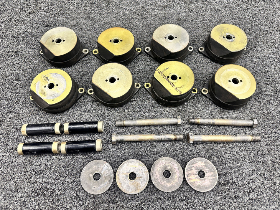 J-12454-1, J12454-2 Continental IO-520-J1B Lord Shock Mounts (Set of 4)