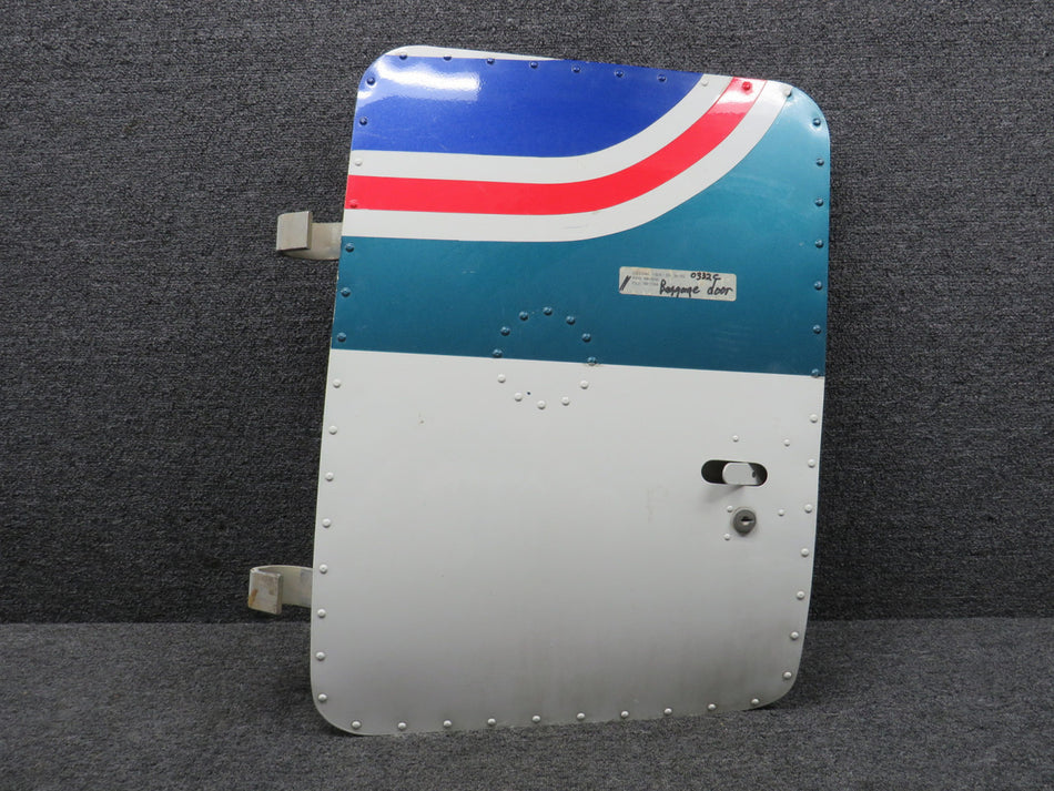 0711101-22 Cessna 182A Baggage Door Assembly (Loose Latch) (Striped)