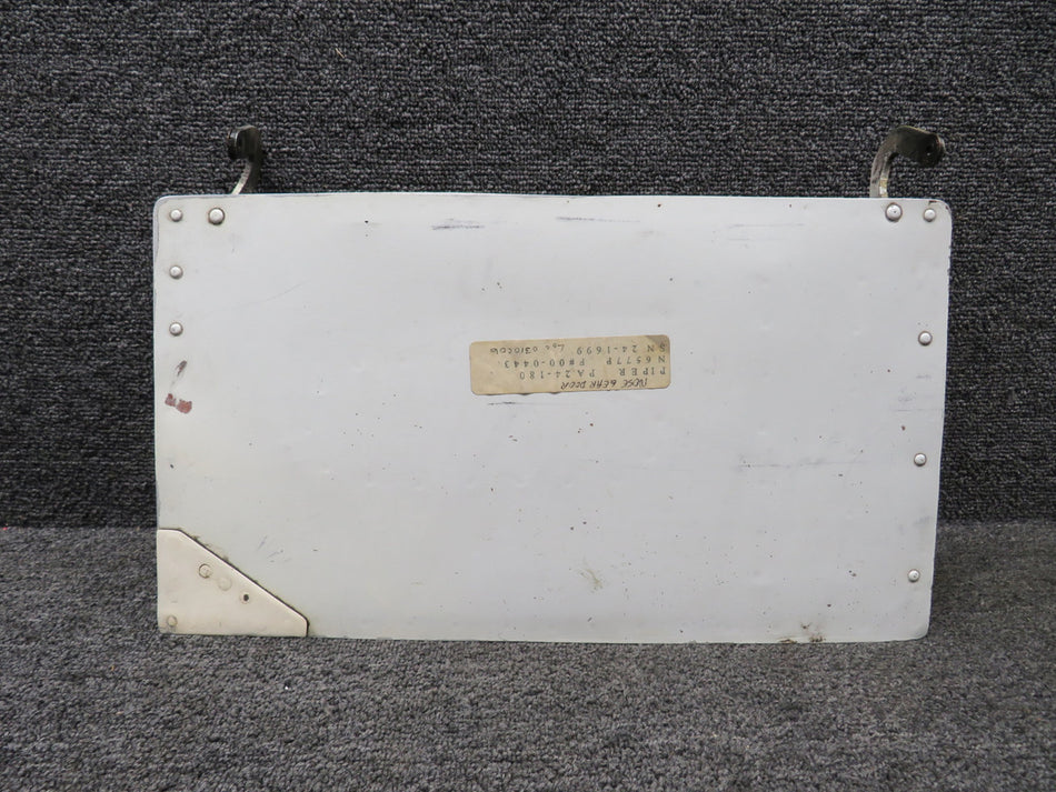 21112-000 Piper PA24-180 Nose Gear Door Assembly (White) (Worn)