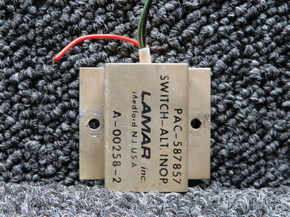 A-00258-2 (Alt: 587857) Lamar Inc Alternator Inoperative Switch