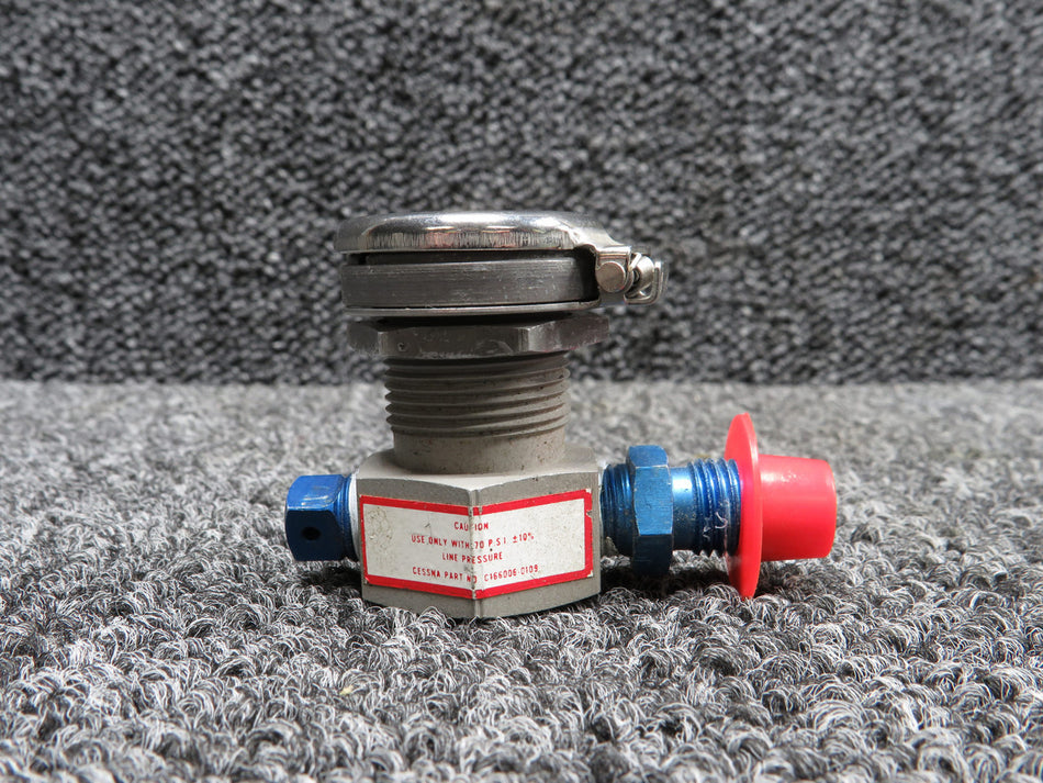 C166006-0109 Cessna Oxygen Outlet Valve