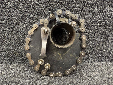 62789-002 Piper PA28-140 Flap Torque Tube Sprocket with Chain (4 Holes)