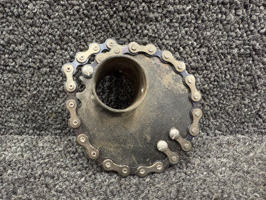 62789-002 Piper PA28-140 Flap Torque Tube Sprocket with Chain (4 Holes)
