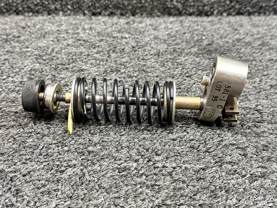B056-1 Robinson R22 Cyclic Spring Assembly with Arm (Minus Stem)