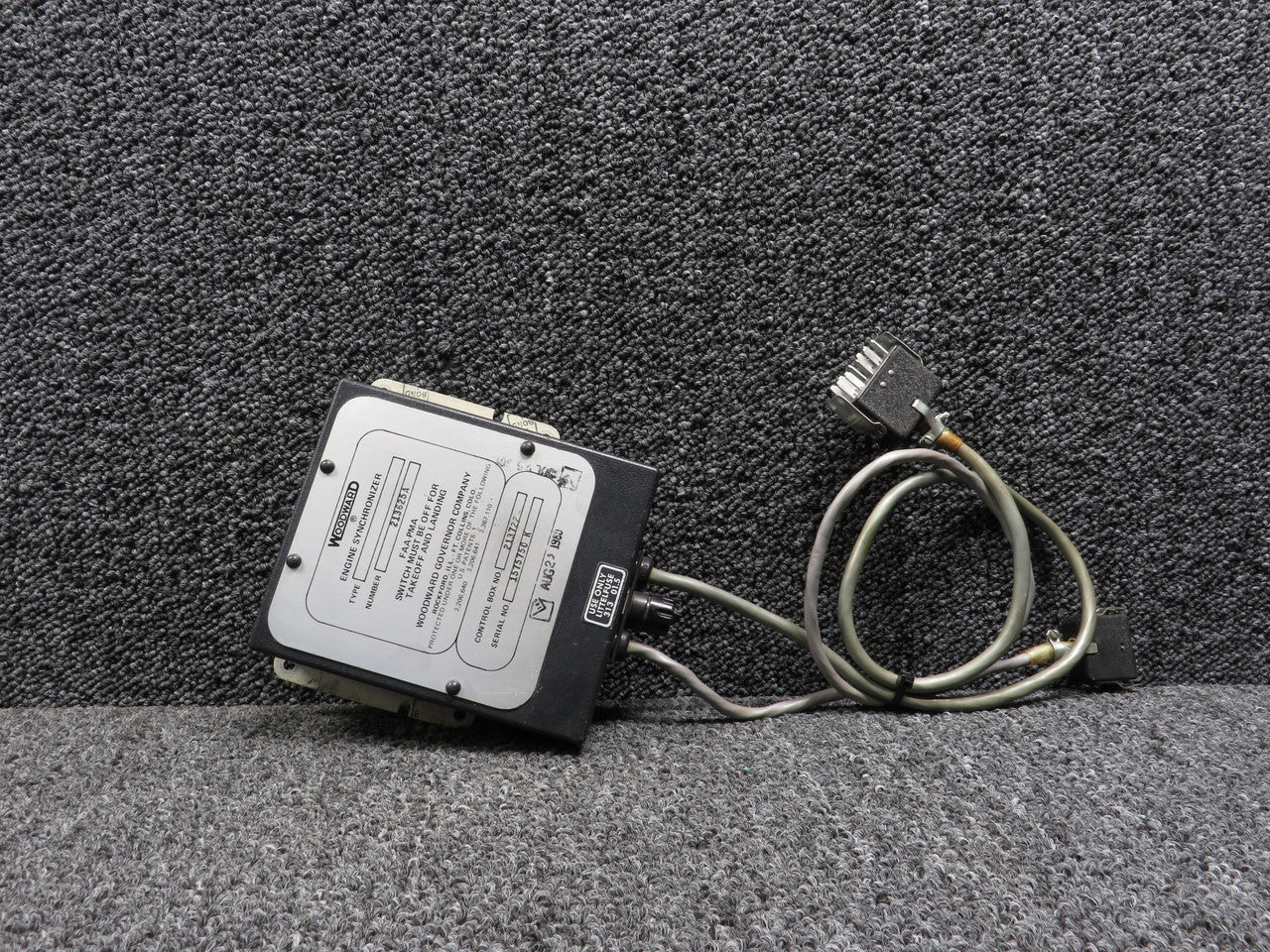 213625A, 213722 Woodward Engine Synchronizer Control Box – BAS
