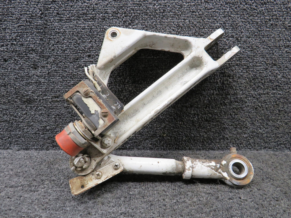 20767-004 Piper PA24-250 Main Gear Upper Side Brace Assembly LH w Switch, Link
