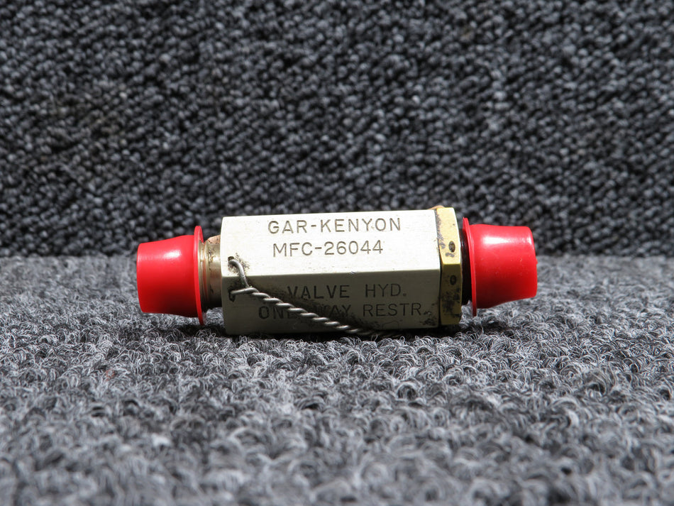 1R3665-035 (Alt: MFC-26044) Gar-Kenyon Hydraulic One-Way Restrictor Valve