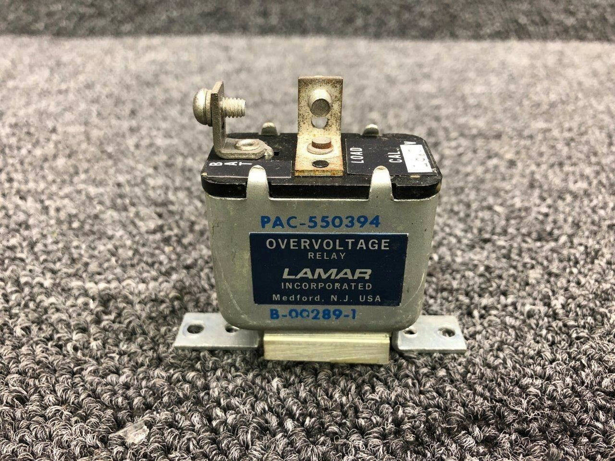 B-00289-1 Lamar Overvoltage Relay (Volts: 14) BAS Part Sales | Airplane Parts