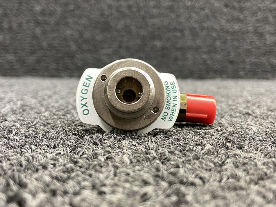 4110-401-4 (Alt: 767-061) Aerox Single Oxygen Outlet (Straight Thru Fitting)