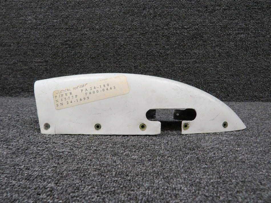 21557-000 Piper PA24-180 Fin Tip Assembly (White) (Worn)