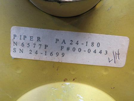 Piper Aircraft 23426-002 Piper PA24-180 Fuel Cell Access Adapter Plate Assembly LH