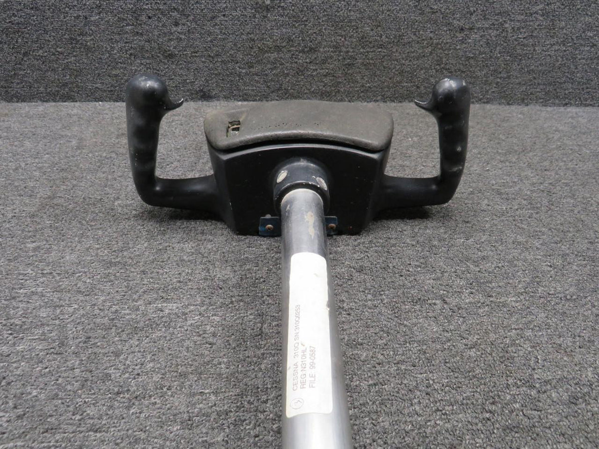 Cessna Aircraft Parts 0861326-1 (Use: 0861326-24) Cessna 310Q Control Wheel Assembly (Worn)