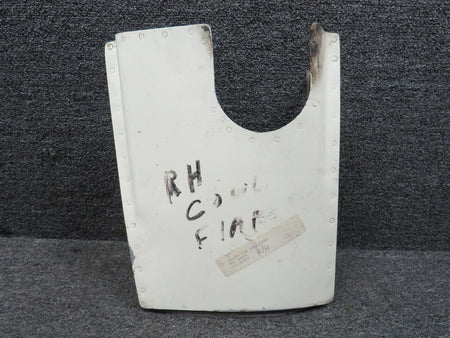 Cessna Aircraft Parts 1213070-4 Cessna 210A Cowl Flap Door Assembly RH (Worn) (Dented)
