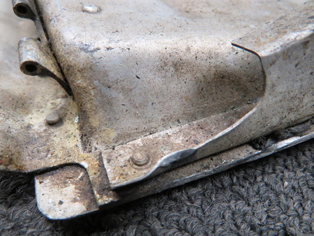Cessna Aircraft Parts 1213070-4 Cessna 210A Cowl Flap Door Assembly RH (Worn) (Dented)