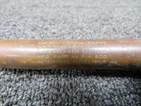 Aero Instruments PH500 (Alt: AN5813-1) Aero Instruments Heated Pitot Tube (Dented) (Volts: 24)
