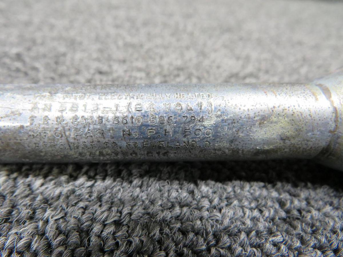 Aero Instruments PH500 (Alt: AN5813-1) Aero Instruments Heated Pitot Tube (Worn, Dented) (24V)