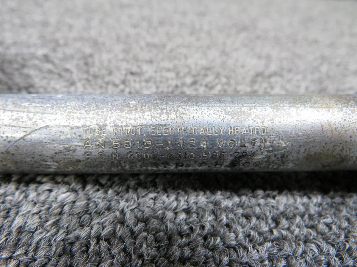 Aero Instruments PH500 (Alt: AN5813-1) Aero Instruments Heated Pitot Tube (Worn, Dented) (24V)