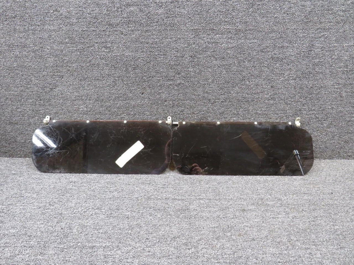 Piper Aircraft 23040-008 Piper PA24-180 Transparent Sun Visor Assembly (Worn) (Grey)