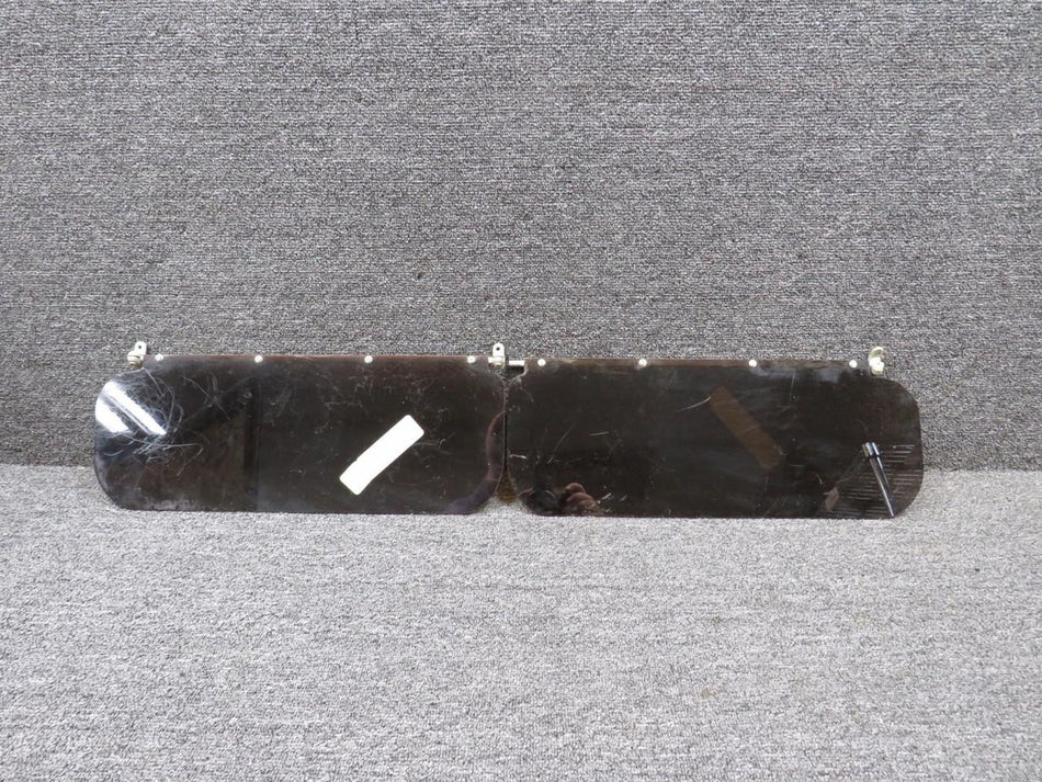 Piper Aircraft 23040-008 Piper PA24-180 Transparent Sun Visor Assembly (Worn) (Grey)