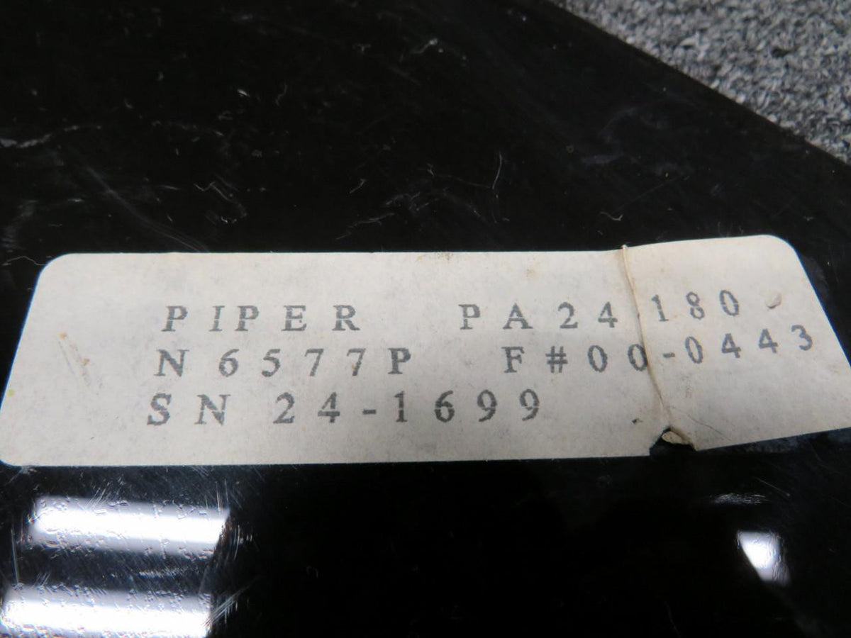 Piper Aircraft 23040-008 Piper PA24-180 Transparent Sun Visor Assembly (Worn) (Grey)