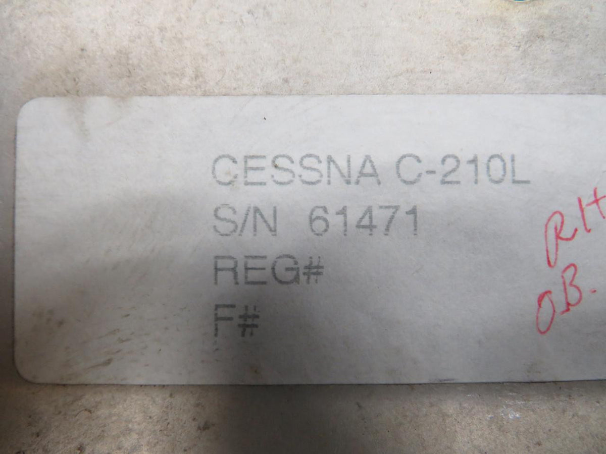 Cessna Aircraft Parts 1241615-2 (Use: 1241690-2) Cessna 210L Main Gear Actuator Support Outboard RH