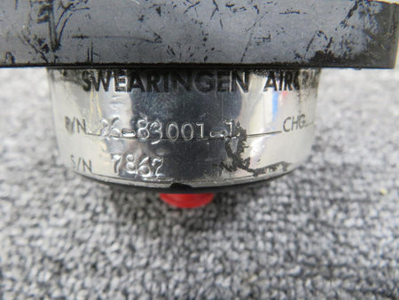 Swearingen 26-83001-1 Swearingen Oxygen Cylinder Pressure Indicator (Loose Face Plate)