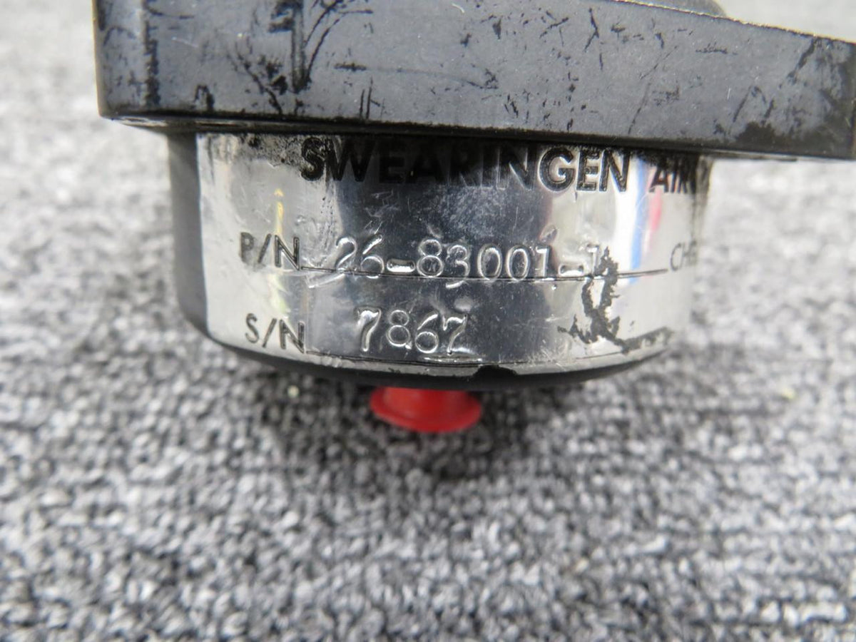 Swearingen 26-83001-1 Swearingen Oxygen Cylinder Pressure Indicator (Loose Face Plate)