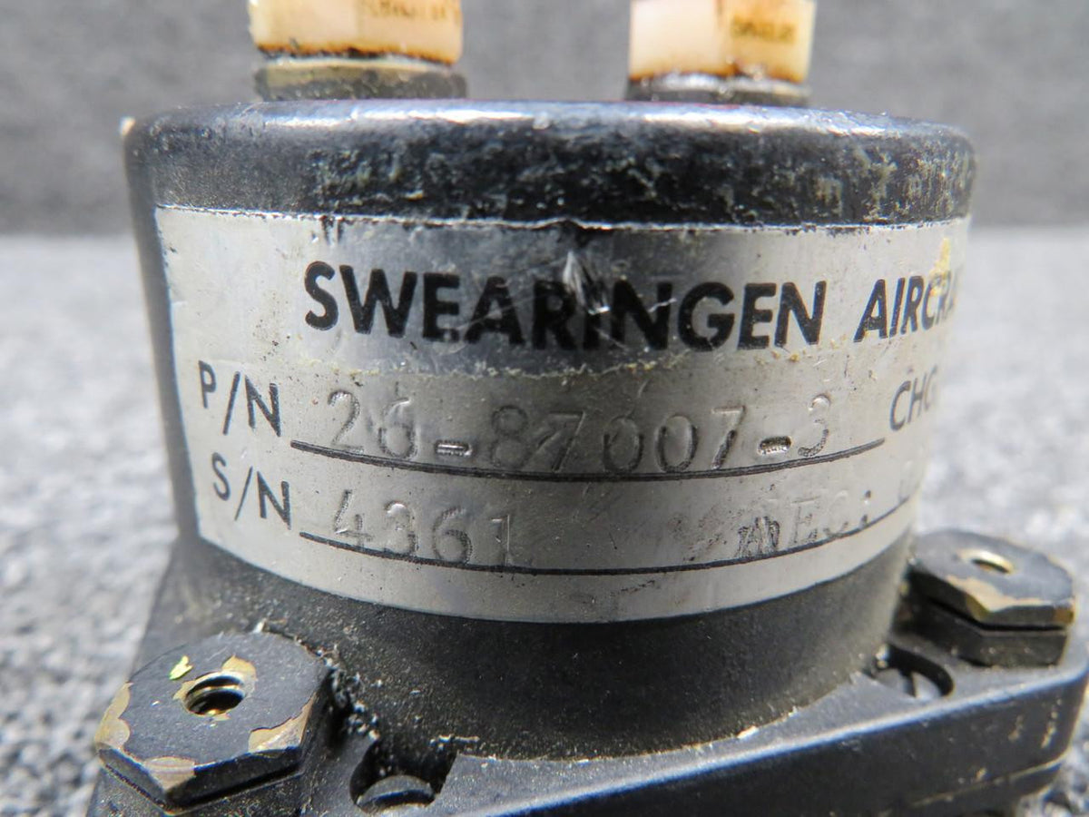 Swearingen 26-87007-3 Swearingen De-Icing Pressure Indicator (Chipped Paint)