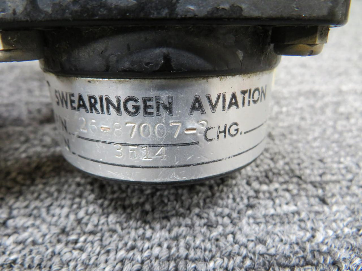 Swearingen 26-87007-3 Swearingen De-Icing Pressure Indicator (Chipped Mount)